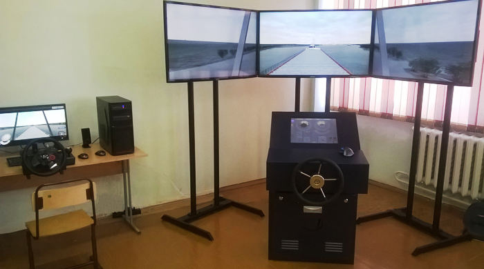 Steering Simulator for helmsmen