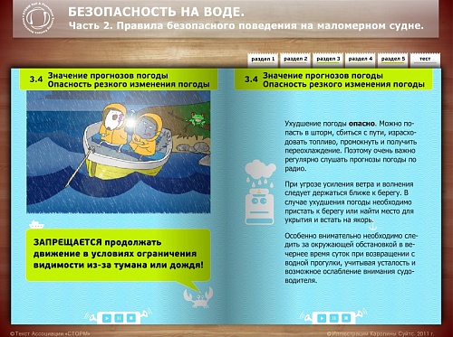 МОМ «Правила безопасного поведения на маломерном судне»