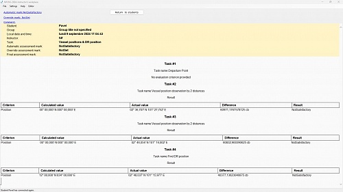 Тренажер навигационной прокладки и мореходной астрономии «NPCNS» (версия 2.0)