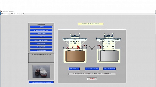 Тренажер «LCHS» грузобалластных операций на танкерах