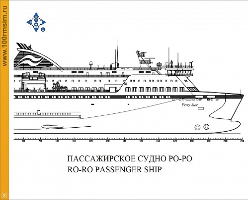 Многофункциональный мультимедийный стенд «Виртуальное судно. Пассажирское судно типа Ро-Ро»