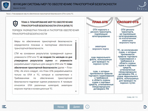 Модуль 4. Функции системы мер по обеспечению транспортной безопасности