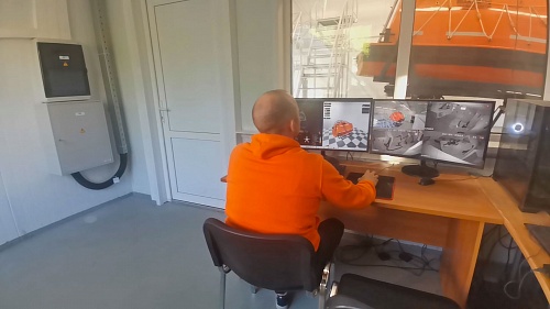 Тренажер спасательной шлюпки свободного падения FFLBS-A (полномасштабный, на динамической платформе)
