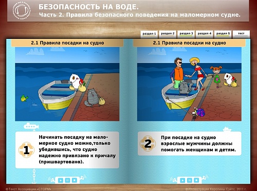 МОМ «Правила безопасного поведения на маломерном судне»