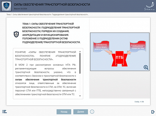 Модуль 5. Силы обеспечения транспортной безопасности