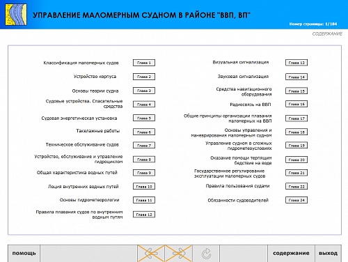 МОМ «‎Подготовка судоводителя маломерного судна к плаванию в районе ВВП, ВП»‎